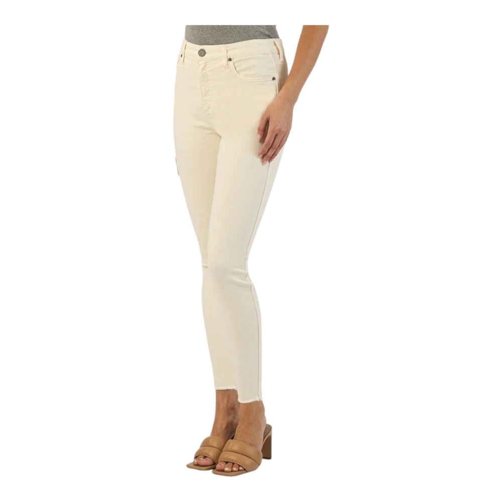 CONNIE HIGH RISE FAB AB ANKLE SKINNY-RAW HEM